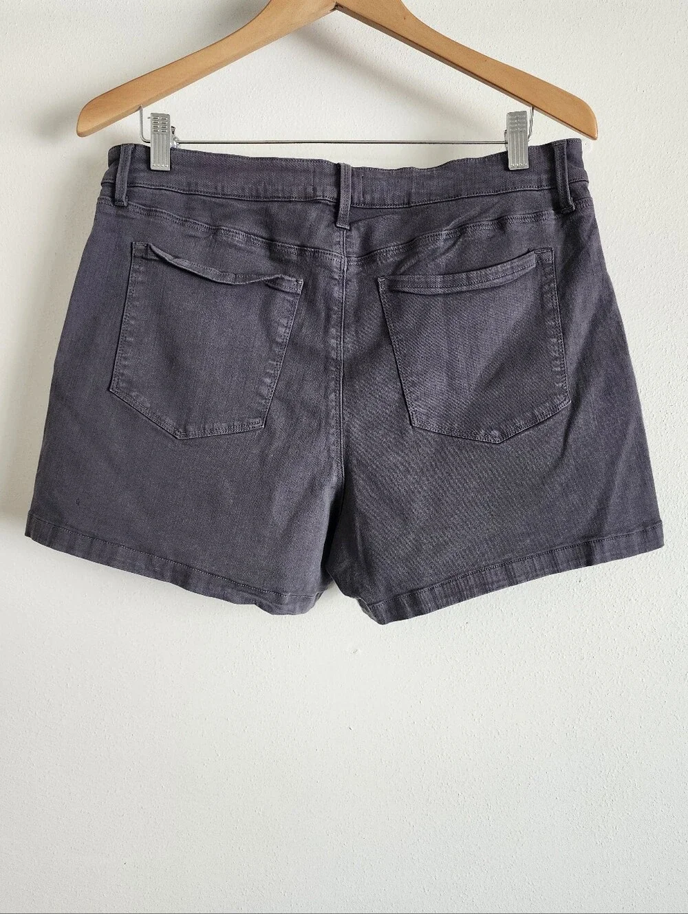 NWT Pistola Tammy High Rise Tencel Utility Shorts Cloudy Charcoal Grey Size 32 - Picture 6 of 11